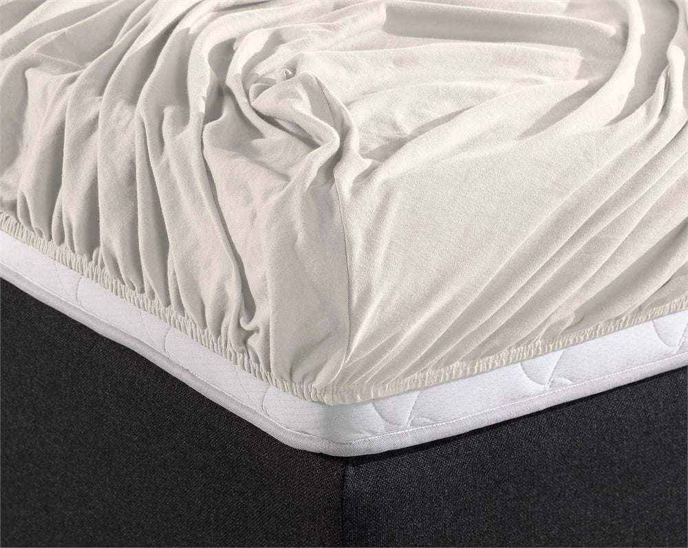 Fitted sheet Pearl White - 100% Cotton