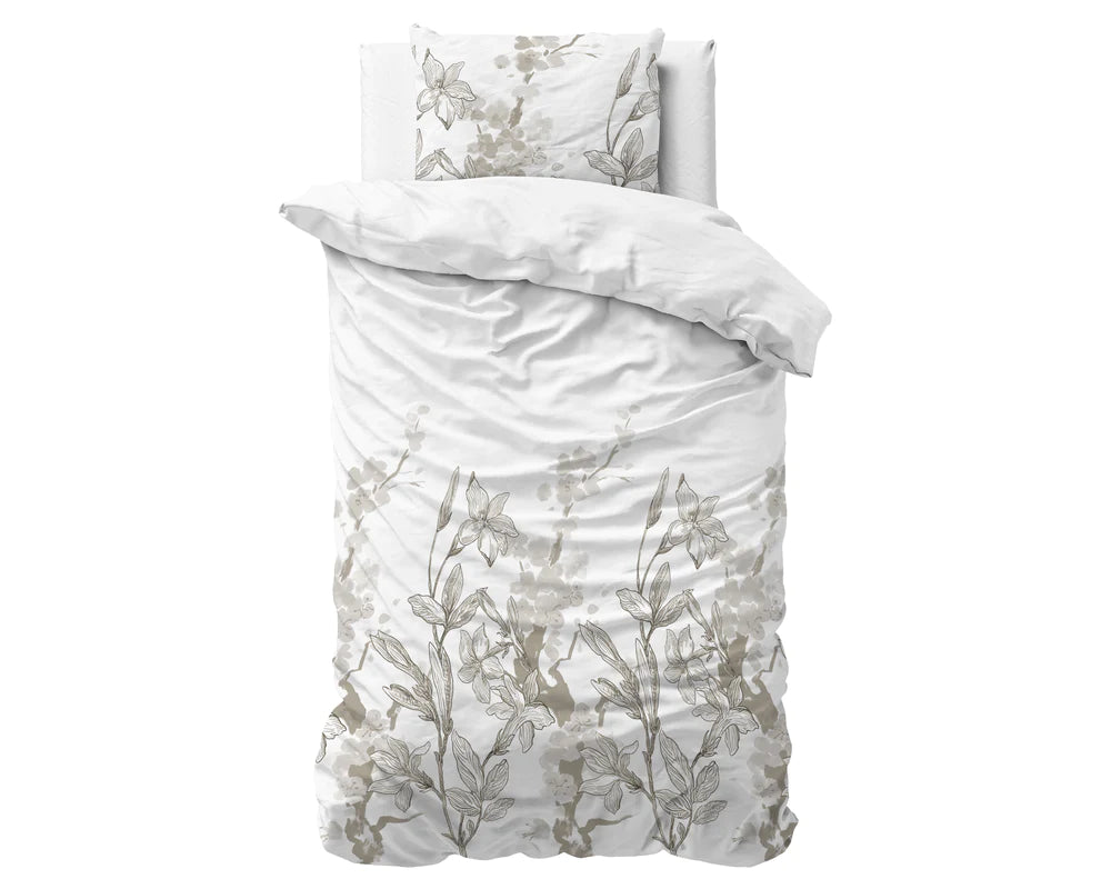 Duvet cover Cotton Satin - Anthracite