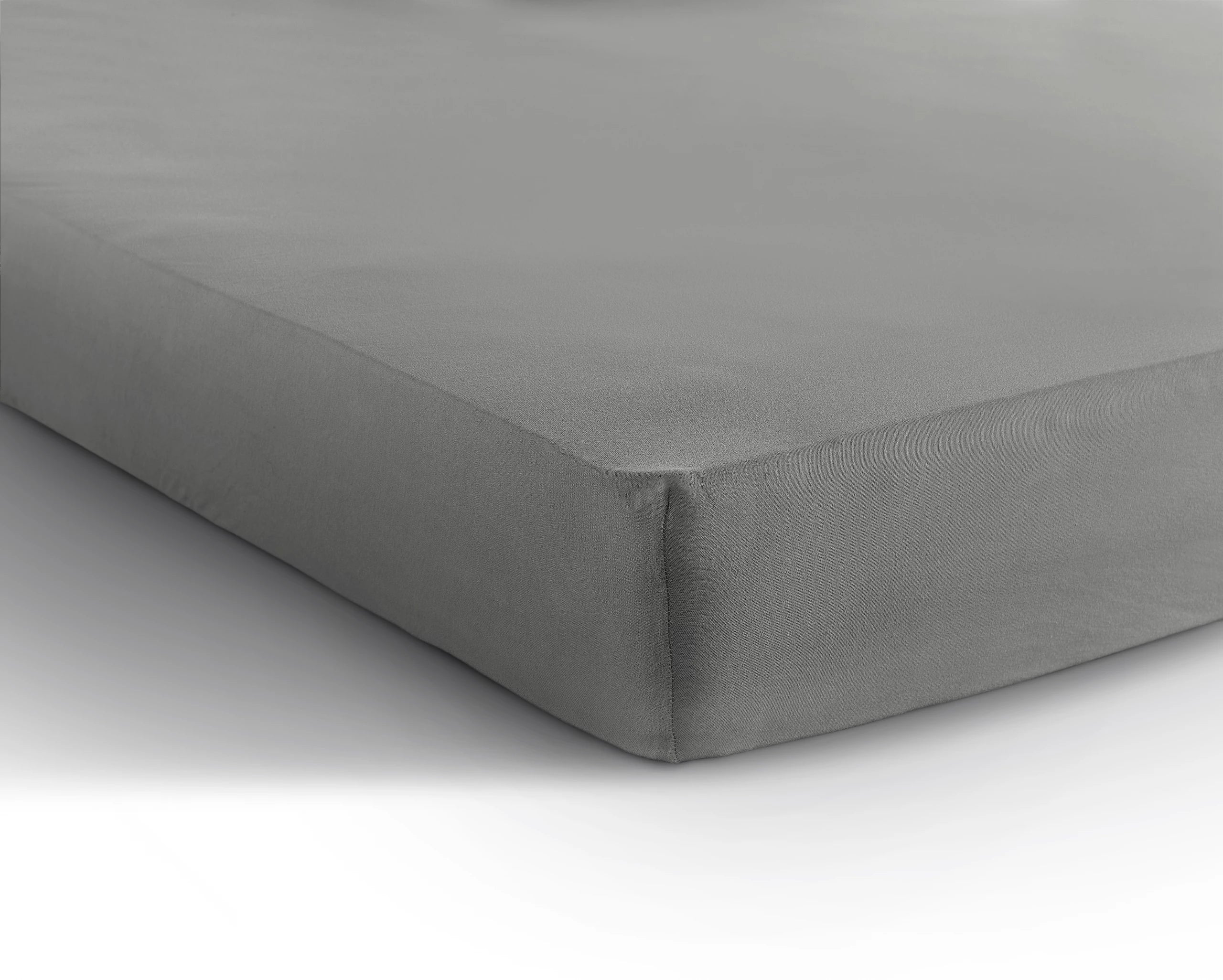 Fitted Sheet Ash Grey - 100% Cotton