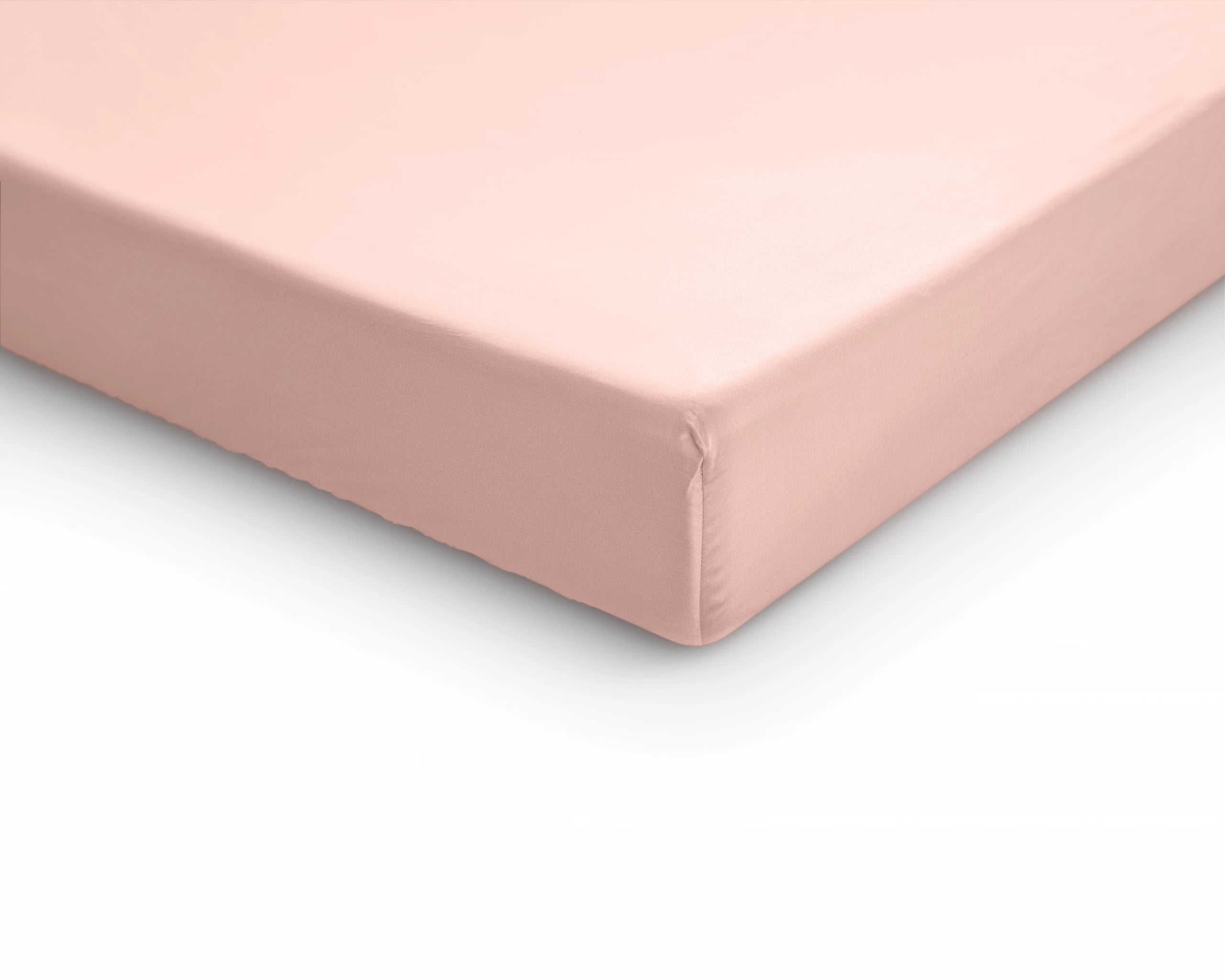 Topper Hoeslaken Katoen Satijn - Soft Pink