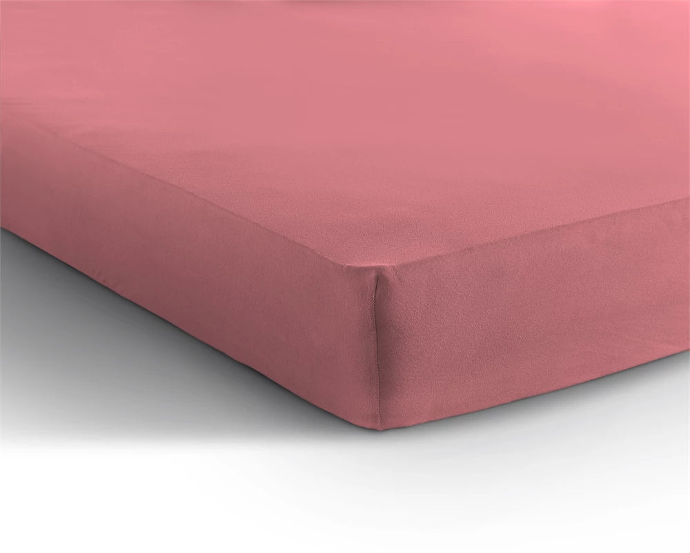 Fitted Sheet Soft Pink - 100% Cotton