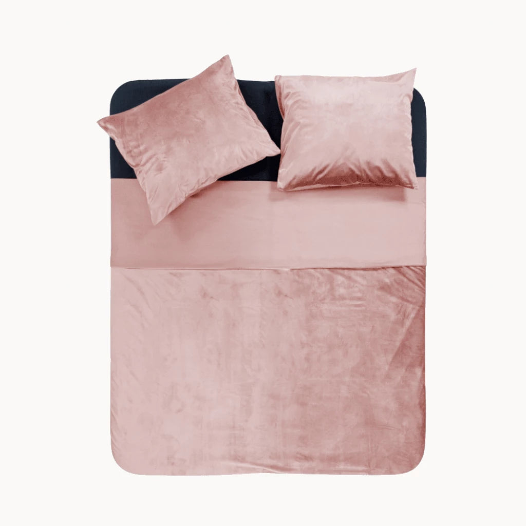 Dekbedovertrek Velour - Soft Pink