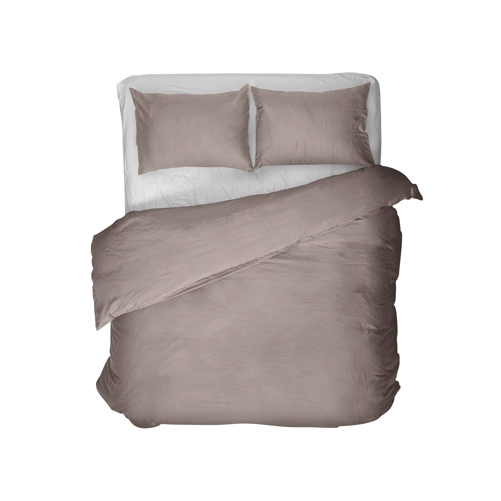 Duvet cover Egyptian Cotton - Coffee