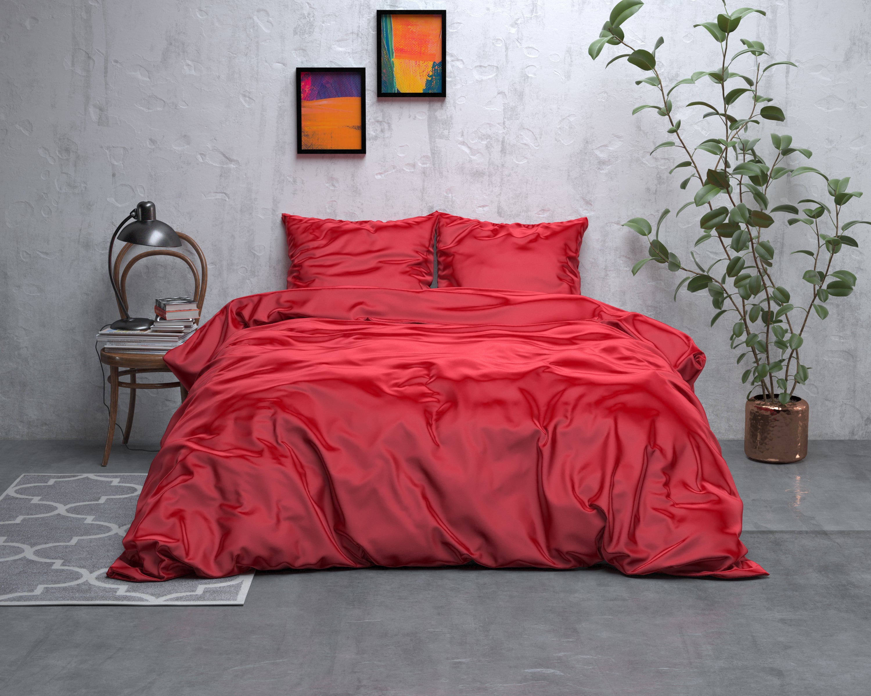 Duvet cover SatinDreams - Temptation Red