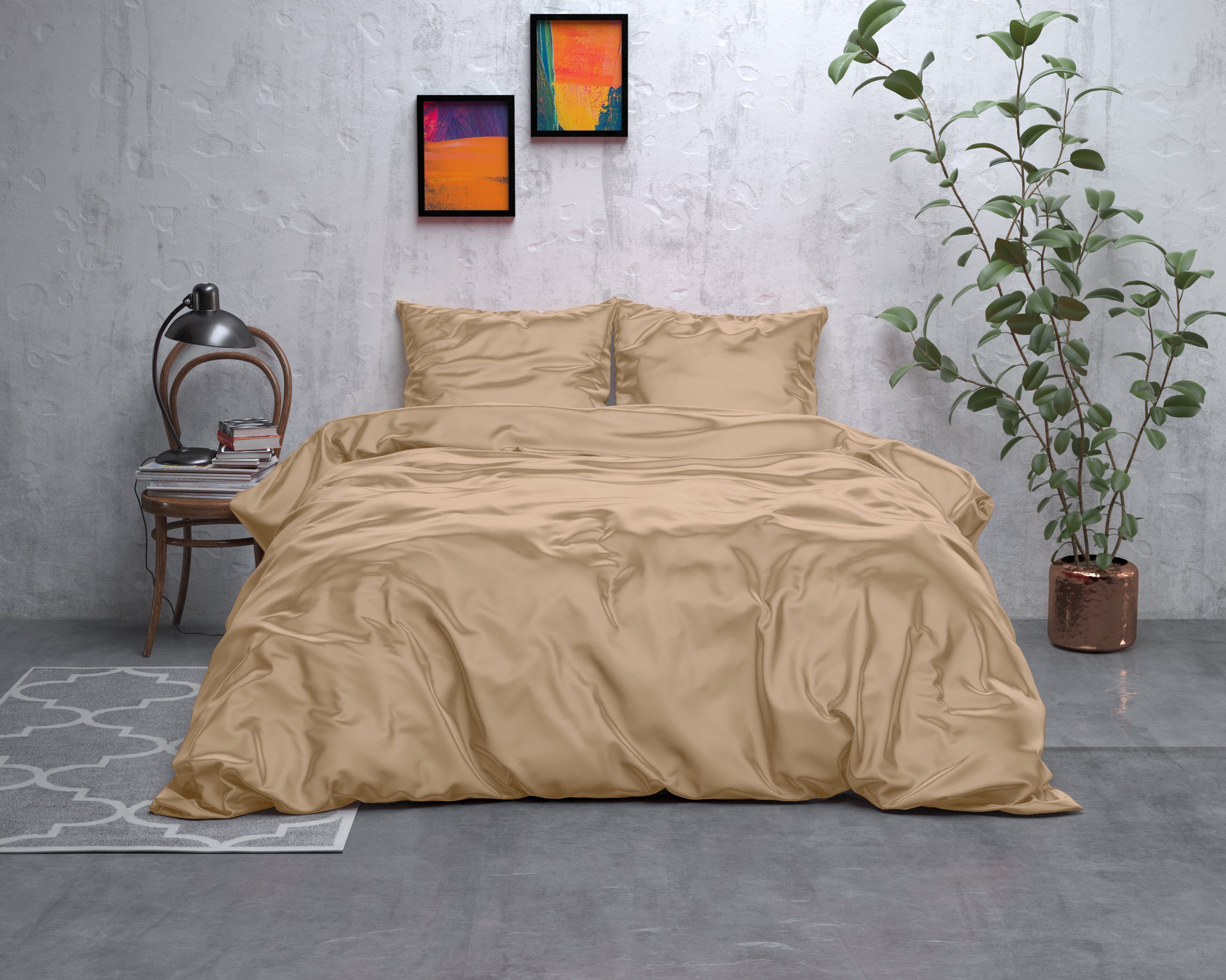 Duvet cover SatinDreams - Taupe